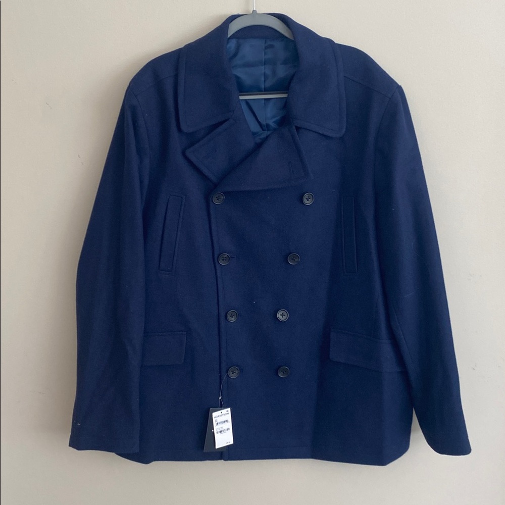 Men's Nordstrom Navy Peacoat